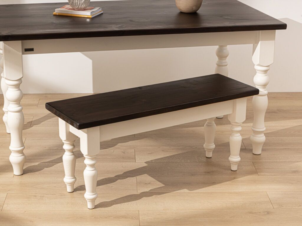 Grain and Frame Dark Farmhouse Dining Table 2