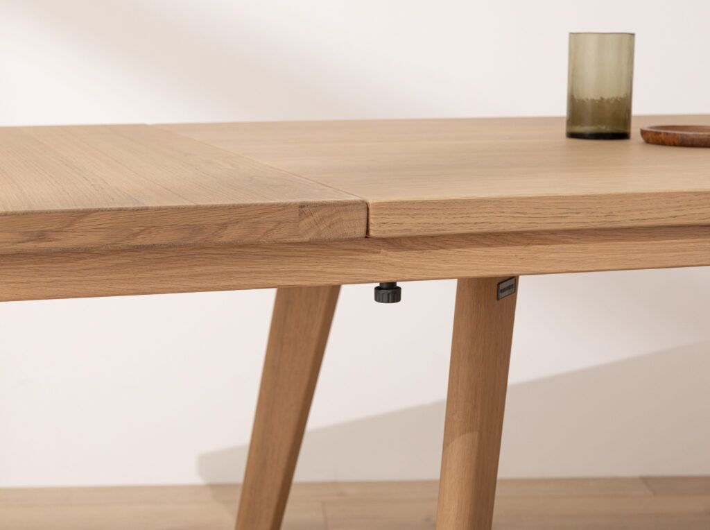 Grain and Frame Light Solid Oak Scandinavian Dining Table 0