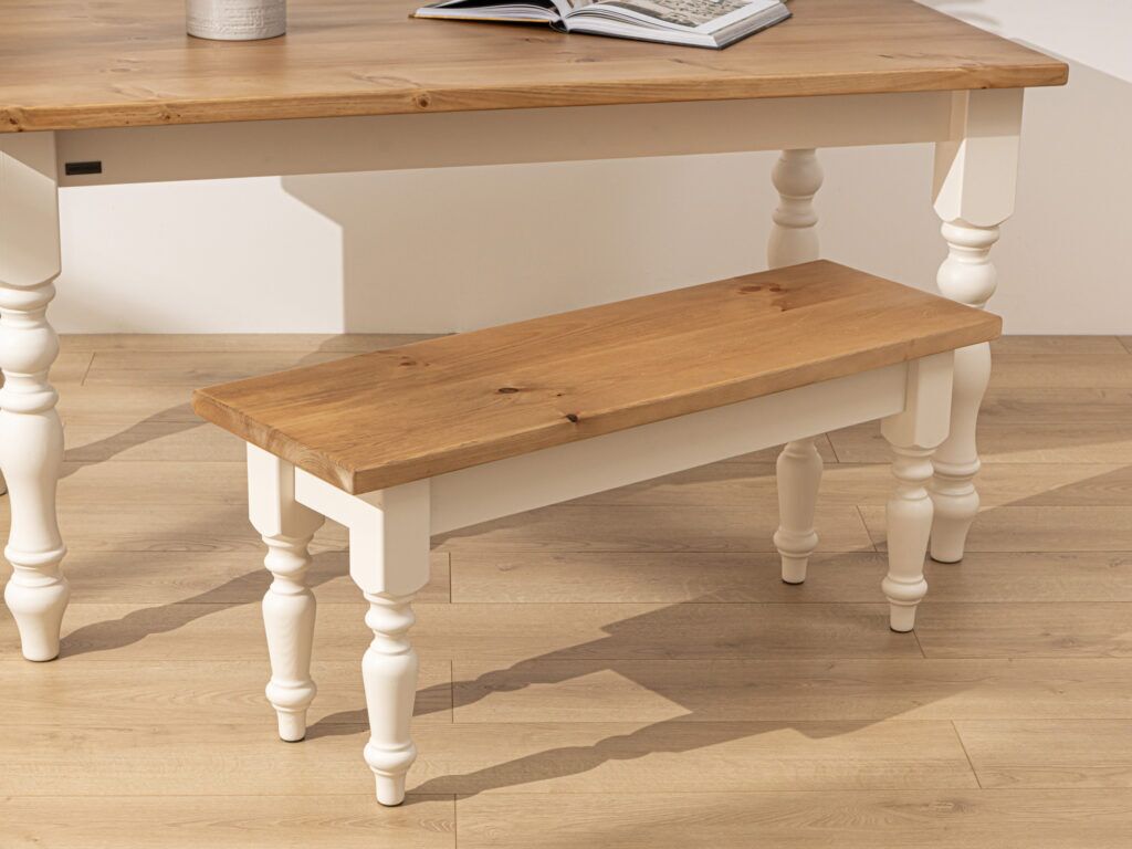 Grain and Frame Natural Farmhouse Dining Table 4
