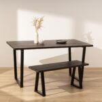 Grain and Frame Dark Industrial Dining Table 1 Grain and Frame Dark Industrial Dining Table 1