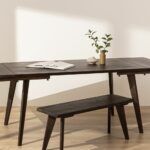 Grain and Frame Dark Scandinavian Dining Table Extendable 4 5 Grain and Frame Dark Scandinavian Dining Table Extendable 4 5