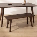 Grain and Frame Dark Solid Oak Scandinavian Dining Table 2 Grain and Frame Dark Solid Oak Scandinavian Dining Table 2