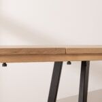 Grain and Frame Light Solid Oak Industrial Dining Table 6 Grain and Frame Light Solid Oak Industrial Dining Table 6