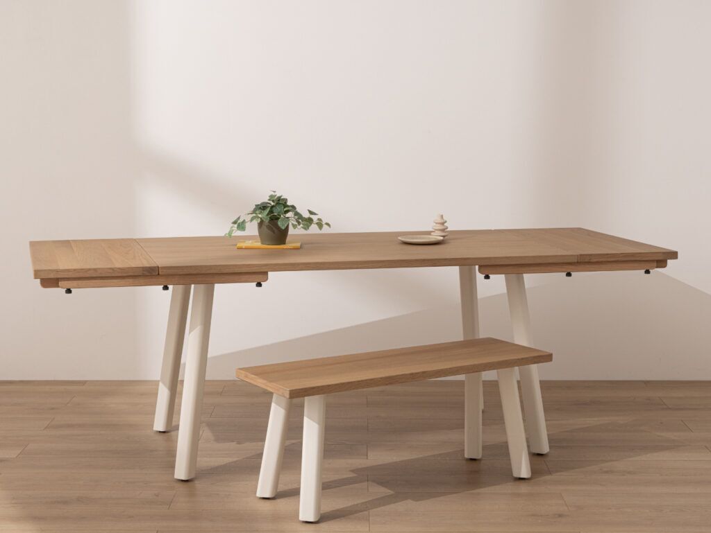 Grain and Frame Light Solid Oak Modern Farmhouse Dining Table 0 Grain and Frame Light Solid Oak Modern Farmhouse Dining Table 0