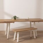 Grain and Frame Light Solid Oak Modern Farmhouse Dining Table 0 Grain and Frame Light Solid Oak Modern Farmhouse Dining Table 0