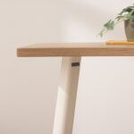 Grain and Frame Light Solid Oak Modern Farmhouse Dining Table 5 Grain and Frame Light Solid Oak Modern Farmhouse Dining Table 5