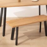 Grain and Frame Natural Solid Oak Industrial Dining Table 2 Grain and Frame Natural Solid Oak Industrial Dining Table 2
