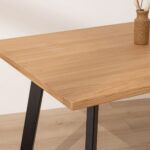 Grain and Frame Natural Solid Oak Industrial Dining Table 3 Grain and Frame Natural Solid Oak Industrial Dining Table 3