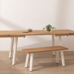 Grain and Frame Natural Solid Oak Modern Farmhouse Dining Table 5 Grain and Frame Natural Solid Oak Modern Farmhouse Dining Table 5