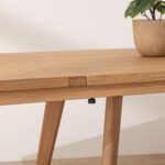 Grain and Frame Natural Solid Oak Scandinavian Dining Table 4 Grain and Frame Natural Solid Oak Scandinavian Dining Table 4