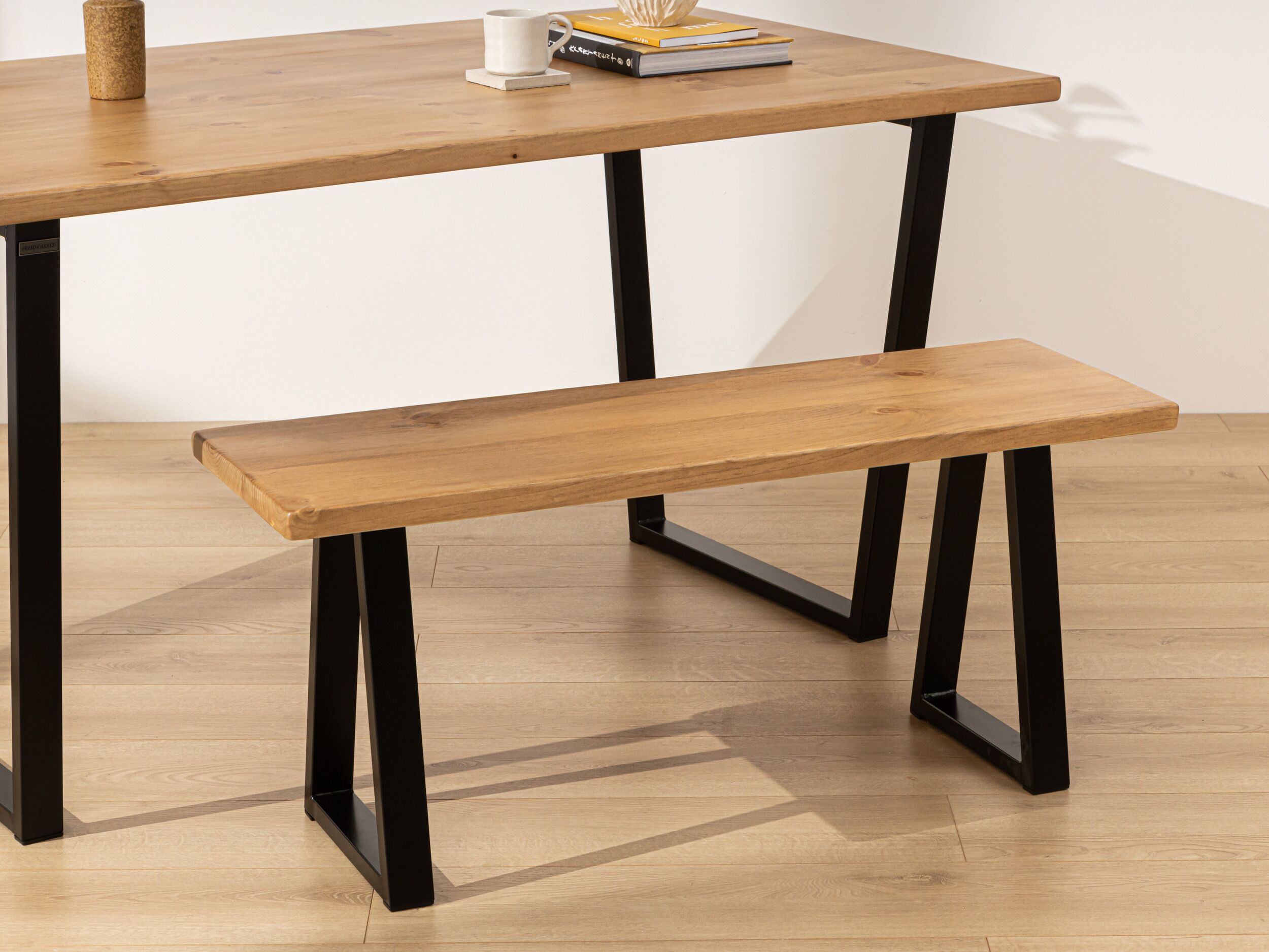 Grain and Frame Natural Industrial Dining Table 2